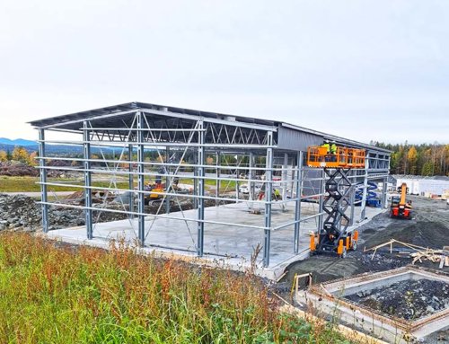 LLENTAB er godt i gang med byggingen for Expandia Moduler AS!