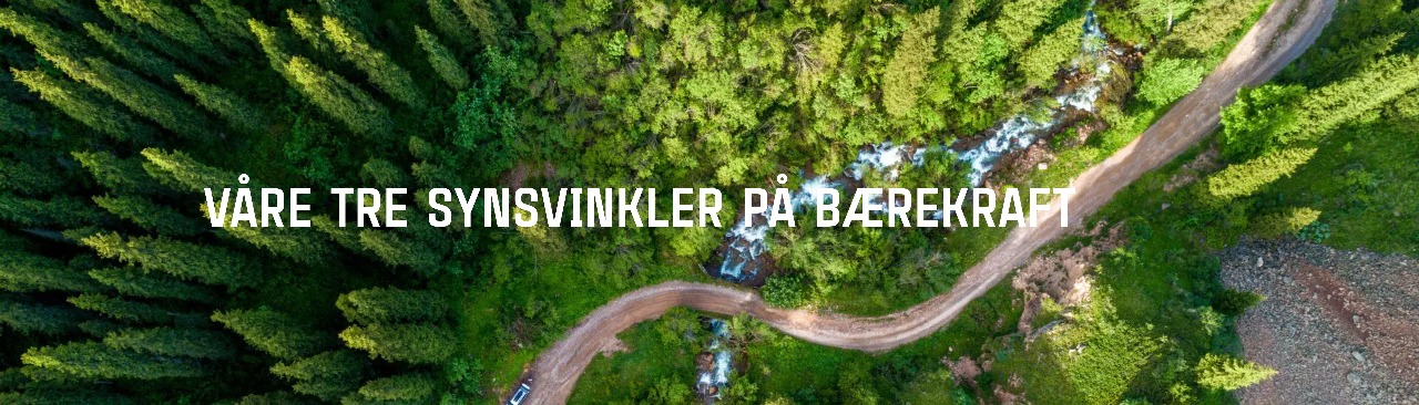 Våre tre synsvinkler på bærekraft