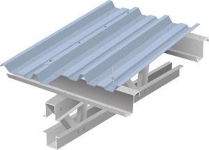 Uninsulated roof. LLENTAB roof type 0